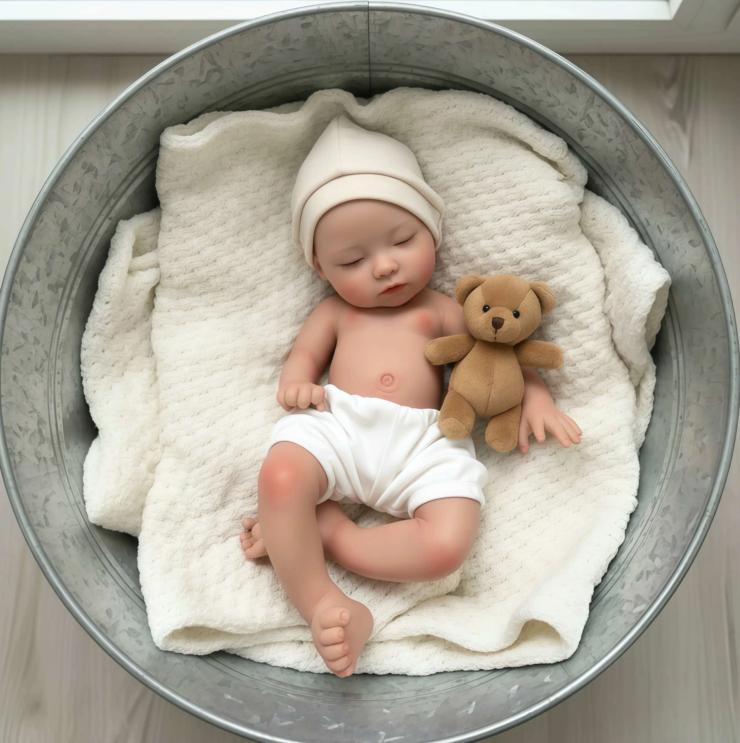 Bebida realista y muñecas Reborn húmedas para coleccionistas.