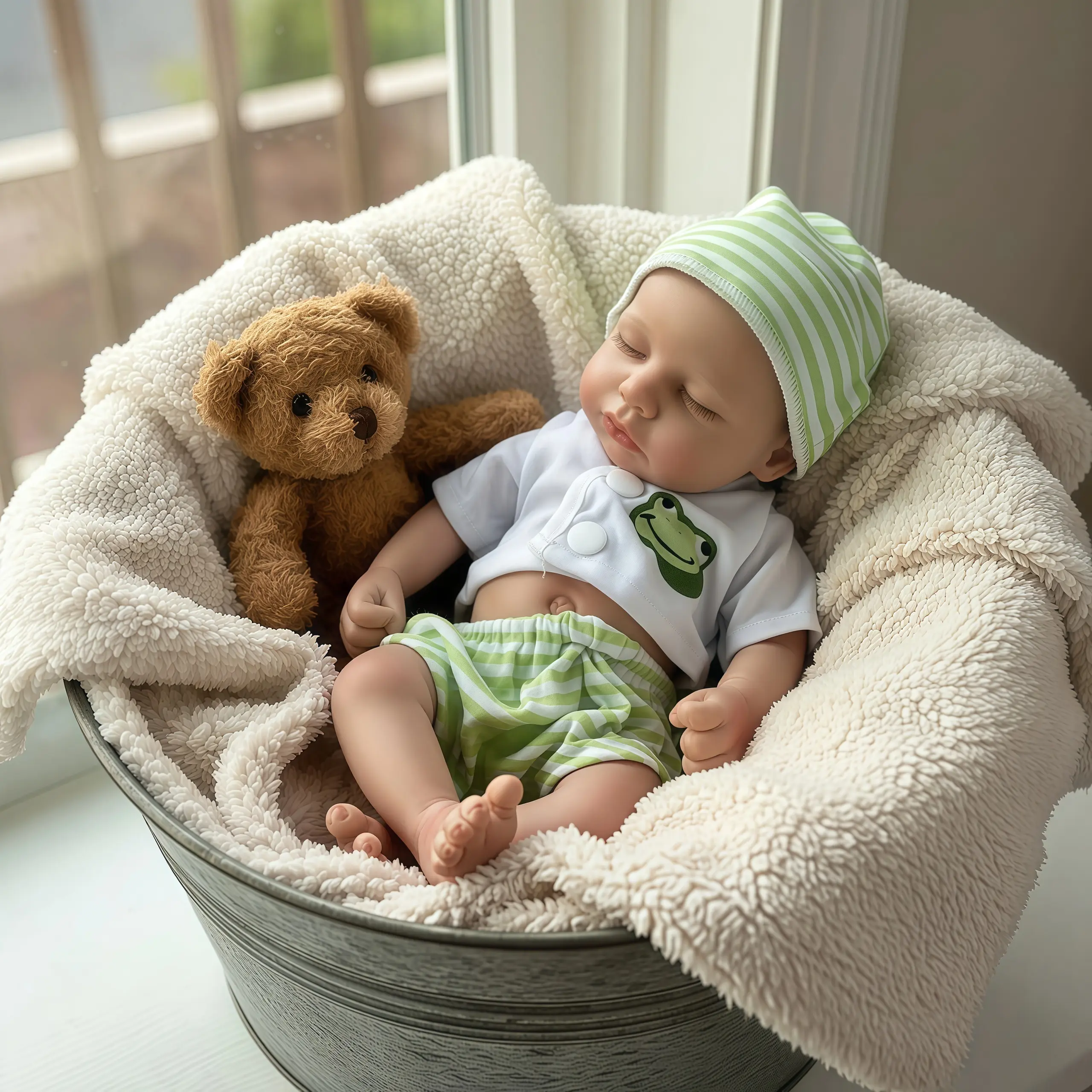 Muñeca Reborn Durmiendo Profundamente